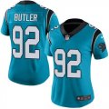 Wholesale Cheap Nike Panthers #92 Vernon Butler Blue Alternate Women's Stitched NFL Vapor Untouchable Limited Jersey