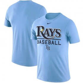 Wholesale Cheap Tampa Bay Rays Nike Practice Performance T-Shirt Blue