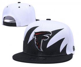 Wholesale Cheap Falcons Team Logo Black White Adjustable Hat
