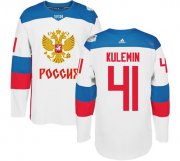 Wholesale Cheap Team Russia #41 Nikolay Kulemin White 2016 World Cup Stitched NHL Jersey
