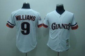 Wholesale Cheap Mitchell and Ness 1989 Giants #9 Matt Williams Stitched White Throwback MLB Jersey