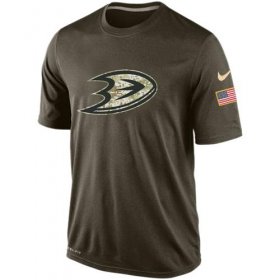 Wholesale Cheap Men\'s Anaheim Ducks Salute To Service Nike Dri-FIT T-Shirt