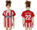 Wholesale Cheap Women's Atletico Madrid #22 Nico Gaitan Home Soccer Club Jersey