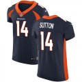 Wholesale Cheap Nike Broncos #14 Courtland Sutton Navy Blue Alternate Men's Stitched NFL Vapor Untouchable Elite Jersey