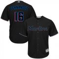 Wholesale Cheap marlins #16 Jose Fernandez Black New Cool Base Stitched MLB Jersey