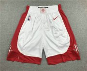 Wholesale Cheap Men's Houston Rockets New White 2019 Nike Swingman Stitched NBA Shorts