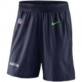 Wholesale Cheap Seattle Seahawks Nike Sideline Fly Performance Knit Shorts Navy