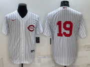 Wholesale Cheap Men's Cincinnati Reds #19 Joey Votto 2022 White Field of Dreams Stitched Baseball Jersey
