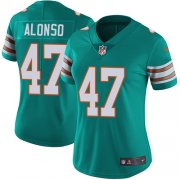 Wholesale Cheap Nike Dolphins #47 Kiko Alonso Aqua Green Alternate Women's Stitched NFL Vapor Untouchable Limited Jersey