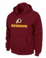 Wholesale Cheap Washington Redskins Authentic Logo Pullover Hoodie Red