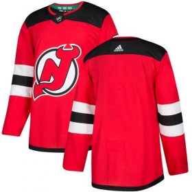 Wholesale Cheap Adidas Devils Blank Red Authentic Stitched NHL Jersey