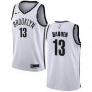 Wholesale Cheap Men Nike Brooklyn Nets 13 James Harden White NBA Swingman Association Edition Jersey
