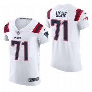 Cheap New England Patriots #71 Josh Uche Nike Men's White Team Color Men's Stitched NFL 2020 Vapor Untouchable Elite Jersey