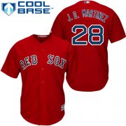 Wholesale Cheap Red Sox #28 J. D. Martinez Red Cool Base Stitched Youth MLB Jersey