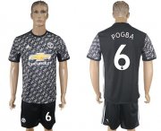 Wholesale Cheap Manchester United #6 Pogba Black Soccer Club Jersey