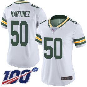 Wholesale Cheap Nike Packers #50 Blake Martinez White Women\'s Stitched NFL 100th Season Vapor Limited Jersey