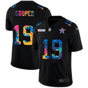 Cheap Dallas Cowboys #19 Amari Cooper Men's Nike Multi-Color Black 2020 NFL Crucial Catch Vapor Untouchable Limited Jersey