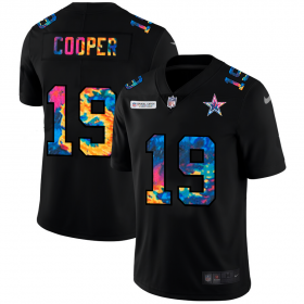 Cheap Dallas Cowboys #19 Amari Cooper Men\'s Nike Multi-Color Black 2020 NFL Crucial Catch Vapor Untouchable Limited Jersey