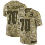 Wholesale Cheap Nike Rams #70 Joseph Noteboom Camo Men's Stitched NFL Limited 2018 Salute To Service Jersey