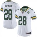 Wholesale Cheap Nike Packers #28 AJ Dillon White Women's 100th Season Stitched NFL Vapor Untouchable Limited Jersey