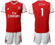Wholesale Cheap Arsenal #1 Cech Home Soccer Club Jersey