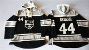 Wholesale Cheap Kings #44 Robyn Regehr Black Sawyer Hooded Sweatshirt Stitched NHL Jersey