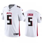 Wholesale Cheap Men's Atlanta Falcons #5 Drake London White Vapor Untouchable Limited Stitched Jersey