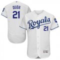 Wholesale Cheap Royals #21 Lucas Duda White Flexbase Authentic Collection Stitched MLB Jersey