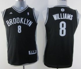 Cheap Brooklyn Nets #8 Deron Williams Black Kids Jersey
