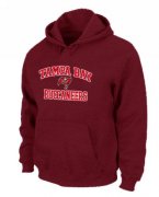 Wholesale Cheap Tampa Bay Buccaneers Heart & Soul Pullover Hoodie Red