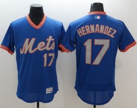Wholesale Cheap Mets #17 Keith Hernandez Royal/Gray Flexbase Authentic Collection Cooperstown Stitched MLB Jersey