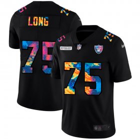 Cheap Las Vegas Raiders #75 Howie Long Men\'s Nike Multi-Color Black 2020 NFL Crucial Catch Vapor Untouchable Limited Jersey