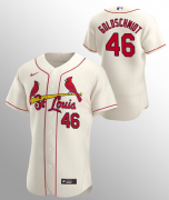 Cheap Men's St. Louis Cardinals #46 Paul Goldschmidt Cream Flex Base Stitched MLB Jersey