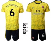 Wholesale Cheap Arsenal #6 Koscielny Away Kid Soccer Club Jersey
