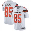 Wholesale Cheap Nike Browns #85 David Njoku White Men's Stitched NFL Vapor Untouchable Limited Jersey
