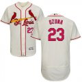 Wholesale Cheap Cardinals #23 Marcell Ozuna Cream Flexbase Authentic Collection Stitched MLB Jersey