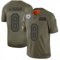 Wholesale Cheap Nike Cowboys #8 Troy Aikman Camo Men's Stitched NFL Limited 2019 Salute To Service Jersey