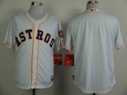 Wholesale Cheap Astros Blank White Cool Base Stitched MLB Jersey