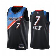 Wholesale Cheap Nike Thunder #7 Darius Bazley Black NBA Swingman 2020-21 City Edition Jersey