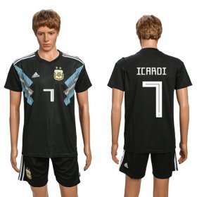 Wholesale Cheap Argentina #7 Icardi Away Soccer Country Jersey
