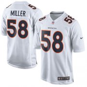Wholesale Cheap Nike Broncos #58 Von Miller White Youth Stitched NFL Game Event Jersey