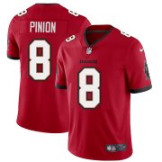 Wholesale Cheap Tampa Bay Buccaneers #8 Bradley Pinion Men's Nike Red Vapor Limited Jersey