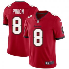Wholesale Cheap Tampa Bay Buccaneers #8 Bradley Pinion Men\'s Nike Red Vapor Limited Jersey