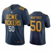 Wholesale Cheap Green Bay Packers #50 Blake Martinez Navy Vapor Limited City Edition NFL Jersey