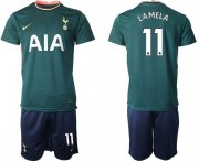 Wholesale Cheap Men 2020-2021 club Tottenham Hotspur away 11 green Soccer Jerseys