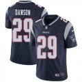 Wholesale Cheap Nike Patriots #29 Duke Dawson Navy Blue Team Color Men's Stitched NFL Vapor Untouchable Limited Jersey