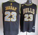 Wholesale Cheap Chicago Bulls #23 Michael Jordan Black Electricity Fashion Jersey