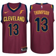 Wholesale Cheap Nike NBA Cleveland Cavaliers #13 Tristan Thompson Jersey 2017-18 New Season Wine Red Jersey