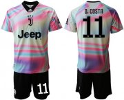 Wholesale Cheap Juventus #11 D.Costa Anniversary Soccer Club Jersey