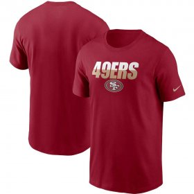 Wholesale Cheap San Francisco 49ers Nike Split T-Shirt Scarlet